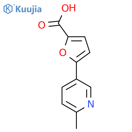 5-(6-Methylpyridin-3-yl)furan-2-carboxylic acid structure
