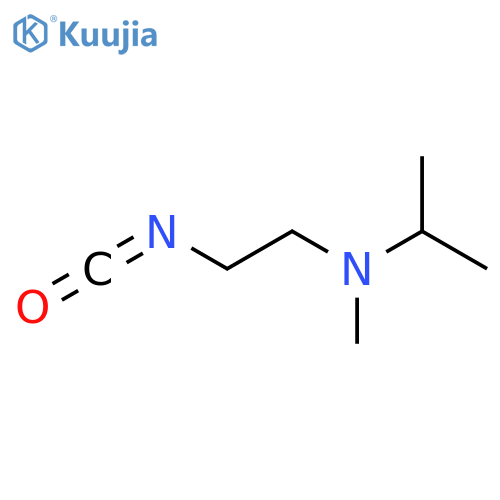 (2-isocyanatoethyl)(methyl)(propan-2-yl)amine structure
