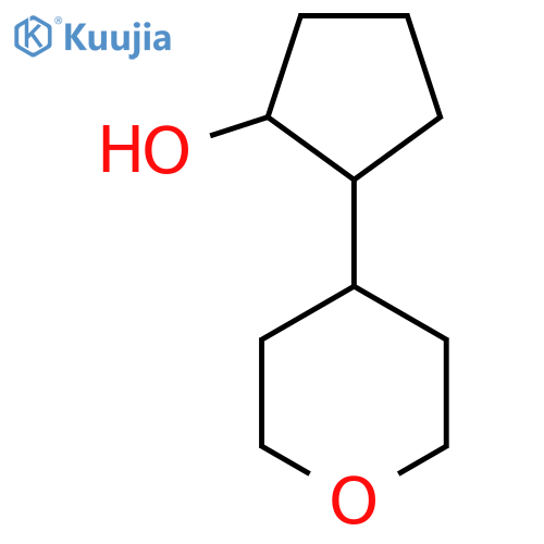 2-(Oxan-4-yl)cyclopentan-1-ol structure