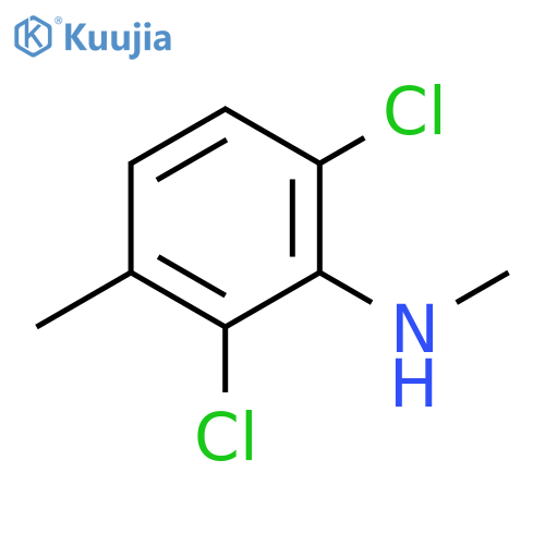 Benzenamine, 2,6-dichloro-N,3-dimethyl- structure