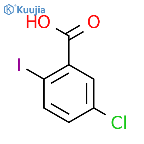 5-chloro-2-iodo-benzoic acid structure