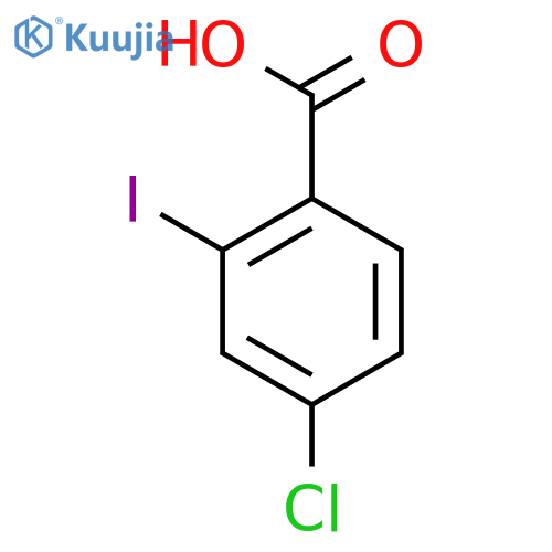 4-Chloro-2-iodobenzoic acid structure