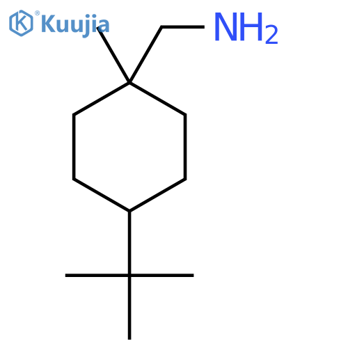 (4-Tert-butyl-1-methylcyclohexyl)methanamine structure