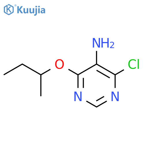 4-(Butan-2-yloxy)-6-chloropyrimidin-5-amine structure