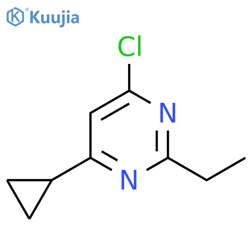 4-Chloro-6-cyclopropyl-2-ethylpyrimidine structure