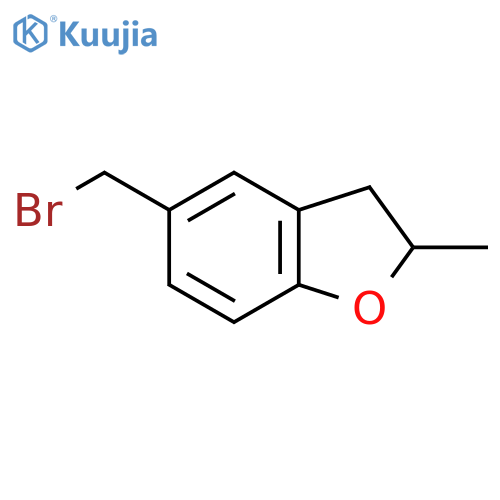 5-(bromomethyl)-2-methyl-2,3-dihydro-1-benzofuran structure