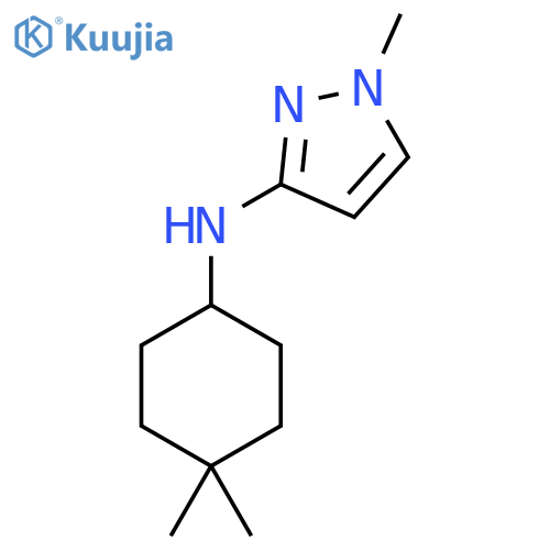 N-(4,4-dimethylcyclohexyl)-1-methyl-1H-pyrazol-3-amine structure