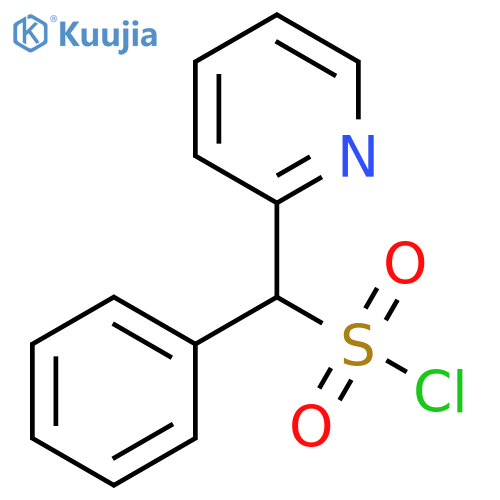 phenyl(pyridin-2-yl)methanesulfonyl chloride structure