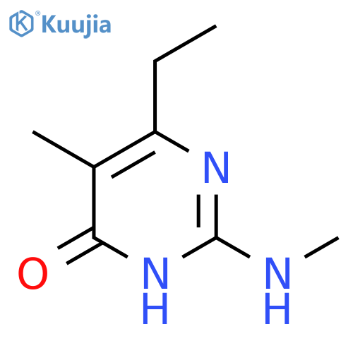 6-Ethyl-5-methyl-2-(methylamino)-3,4-dihydropyrimidin-4-one structure