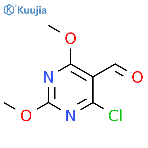 4-Chloro-2,6-dimethoxypyrimidine-5-carbaldehyde structure