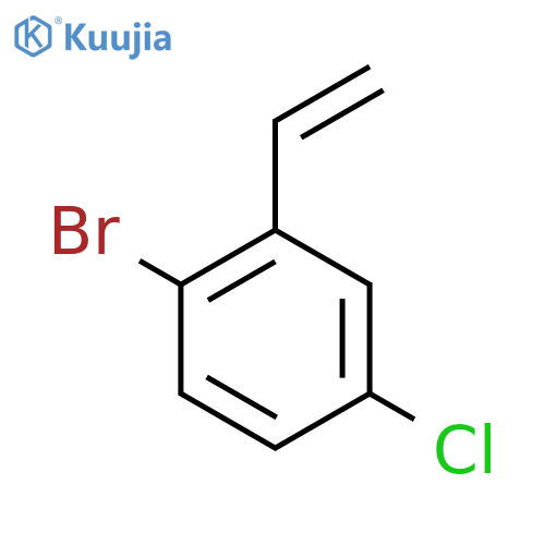 1-bromo-4-chloro-2-ethenylbenzene structure