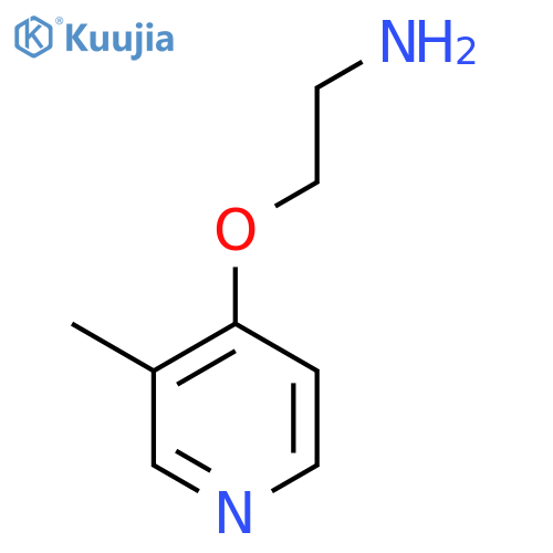 2-(3-methylpyridin-4-yl)oxyethan-1-amine structure