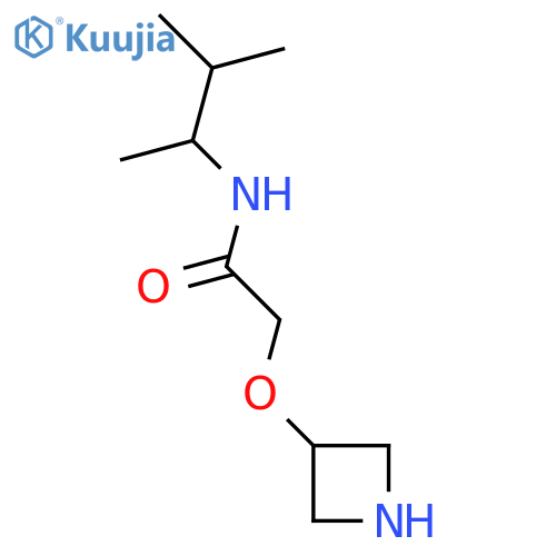 2-(azetidin-3-yloxy)-N-(3-methylbutan-2-yl)acetamide structure