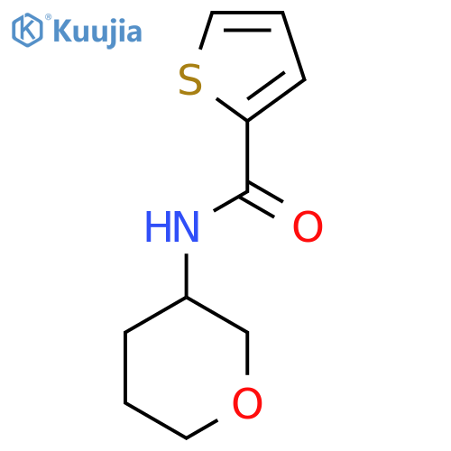 N-(oxan-3-yl)thiophene-2-carboxamide structure