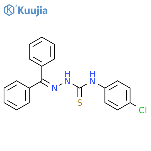 Hydrazinecarbothioamide, N-(4-chlorophenyl)-2-(diphenylmethylene)- structure
