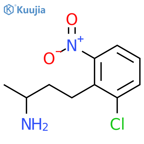 4-(2-chloro-6-nitrophenyl)butan-2-amine structure