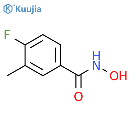 4-fluoro-N-hydroxy-3-methylbenzamide structure