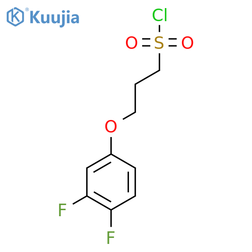 3-(3,4-Difluorophenoxy)propane-1-sulfonyl chloride structure