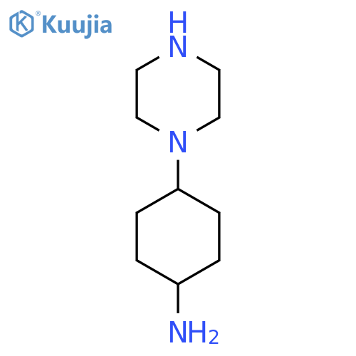 4-(Piperazin-1-yl)cyclohexan-1-amine structure