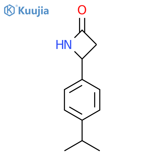 4-4-(propan-2-yl)phenylazetidin-2-one structure
