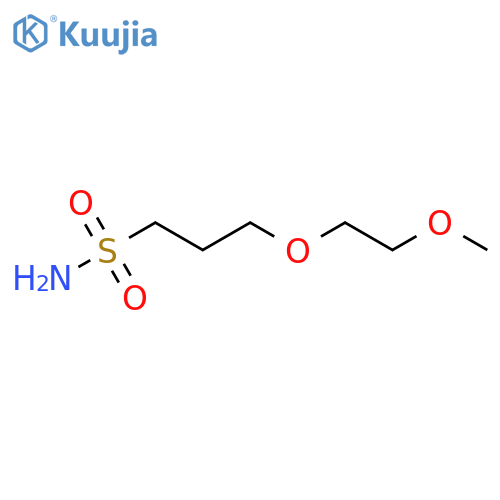 3-(2-methoxyethoxy)propane-1-sulfonamide structure