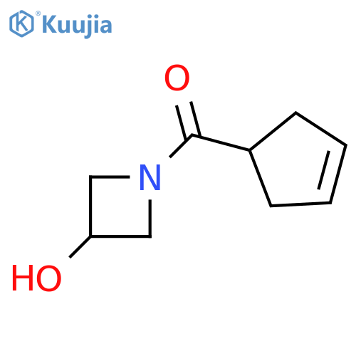 1-(Cyclopent-3-ene-1-carbonyl)azetidin-3-ol structure