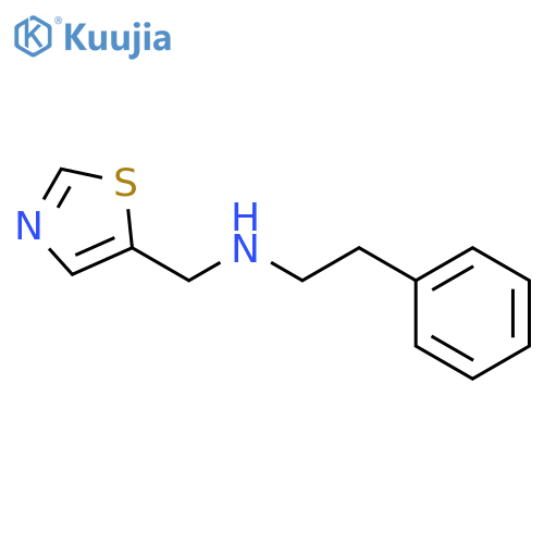 (2-phenylethyl)(1,3-thiazol-5-yl)methylamine structure