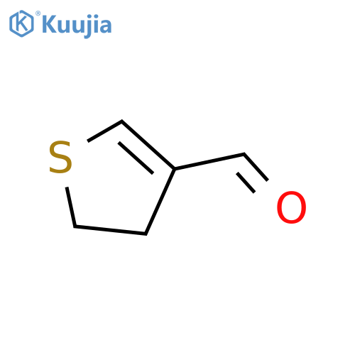 3-Thiophenecarboxaldehyde, 4,5-dihydro- structure