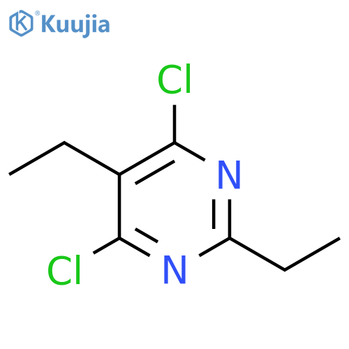4,6-dichloro-2,5-diethylpyrimidine structure