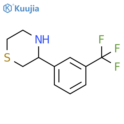3-[3-(trifluoromethyl)phenyl]thiomorpholine structure