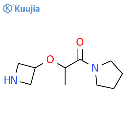 1-Propanone, 2-(3-azetidinyloxy)-1-(1-pyrrolidinyl)- structure