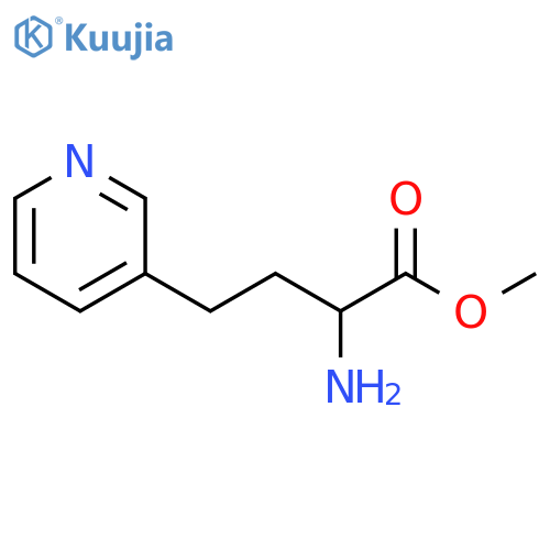 methyl 2-amino-4-(pyridin-3-yl)butanoate structure