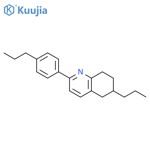 Quinoline, 5,6,7,8-tetrahydro-6-propyl-2-(4-propylphenyl)- structure