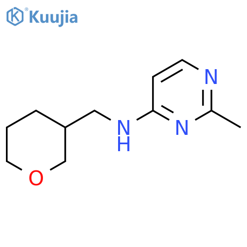 2-methyl-N-(oxan-3-yl)methylpyrimidin-4-amine structure