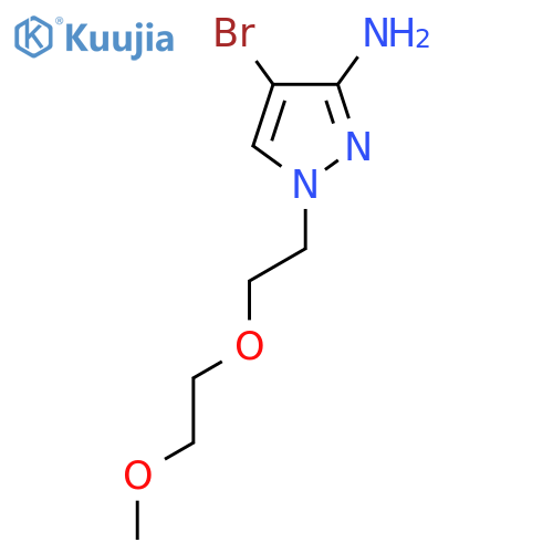 4-bromo-1-2-(2-methoxyethoxy)ethyl-1H-pyrazol-3-amine structure