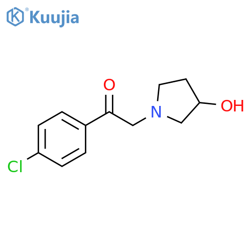 1-(4-Chlorophenyl)-2-(3-Hydroxypyrrolidin-1-Yl)Ethan-1-One structure