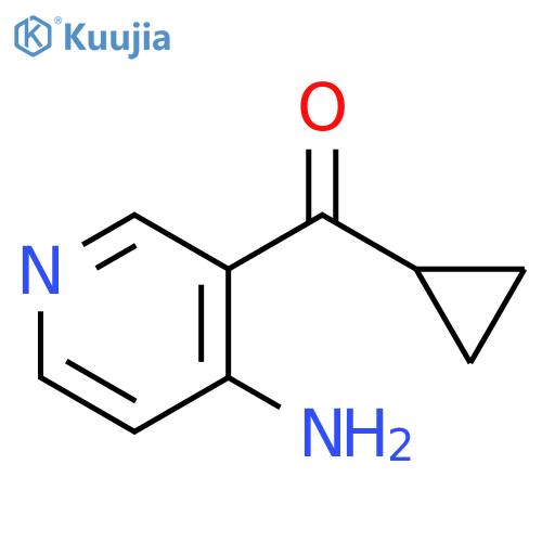 3-cyclopropanecarbonylpyridin-4-amine structure