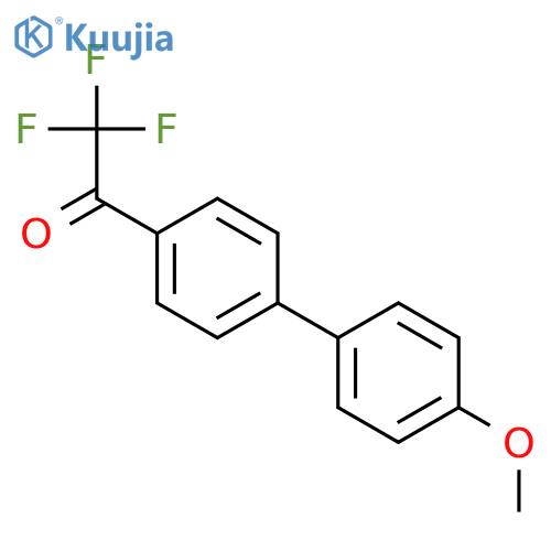 Ethanone, 2,2,2-trifluoro-1-(4'-methoxy[1,1'-biphenyl]-4-yl)- structure