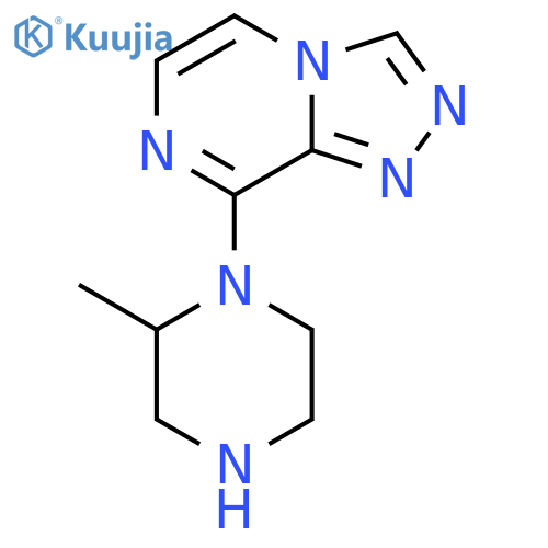2-Methyl-1-{[1,2,4]triazolo[4,3-a]pyrazin-8-yl}piperazine structure