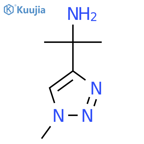 2-(1-methyl-1H-1,2,3-triazol-4-yl)propan-2-amine structure
