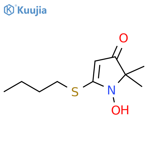 3H-Pyrrol-3-one, 5-(butylthio)-1,2-dihydro-1-hydroxy-2,2-dimethyl- structure
