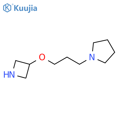 Pyrrolidine, 1-[3-(3-azetidinyloxy)propyl]- structure