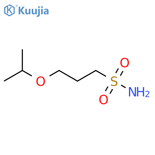3-(propan-2-yloxy)propane-1-sulfonamide structure