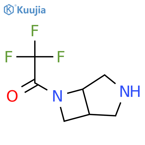3,6-Diazabicyclo[3.2.0]heptane, 6-(trifluoroacetyl)- (9CI) structure