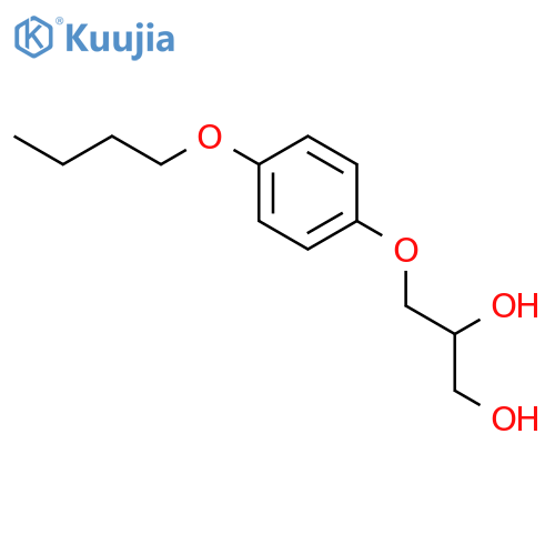 3-(4-Butoxyphenoxy)propane-1,2-diol structure