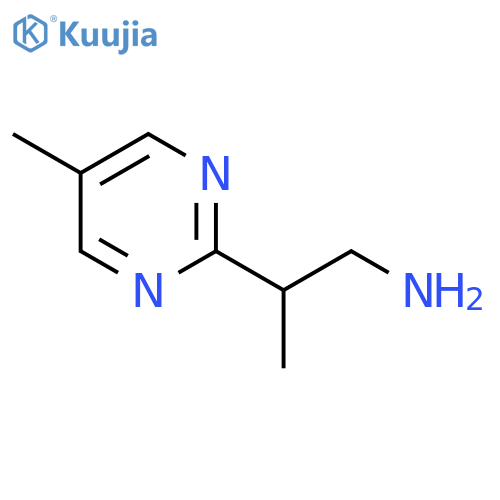 2-(5-Methylpyrimidin-2-yl)propan-1-amine structure