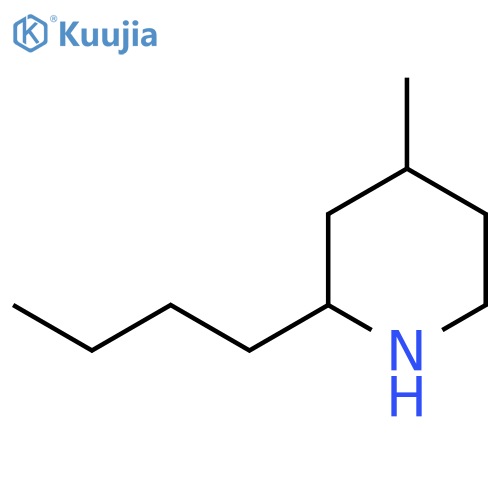 2-Butyl-4-methylpiperidine structure