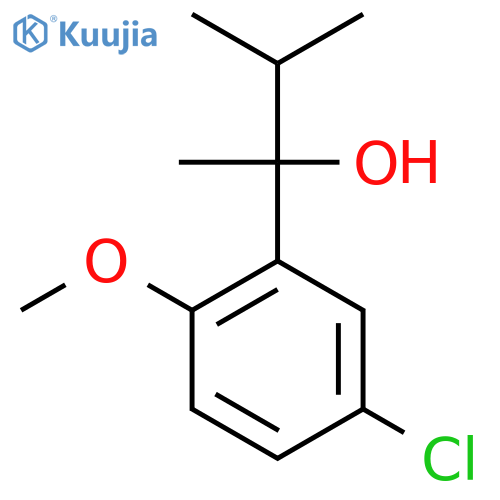 2-(3-Chloro-6-methoxyphenyl)-3-methyl-butan-2-ol structure