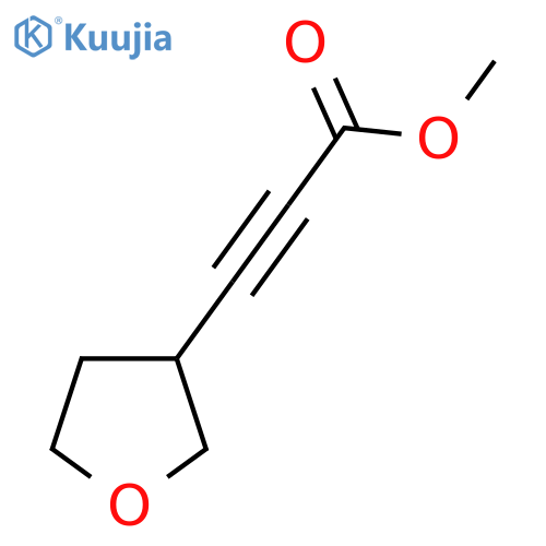 Methyl 3-(oxolan-3-yl)prop-2-ynoate structure