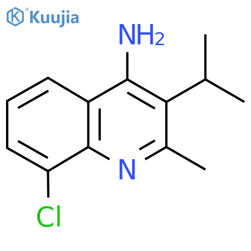 8-Chloro-3-isopropyl-2-methylquinolin-4-amine structure